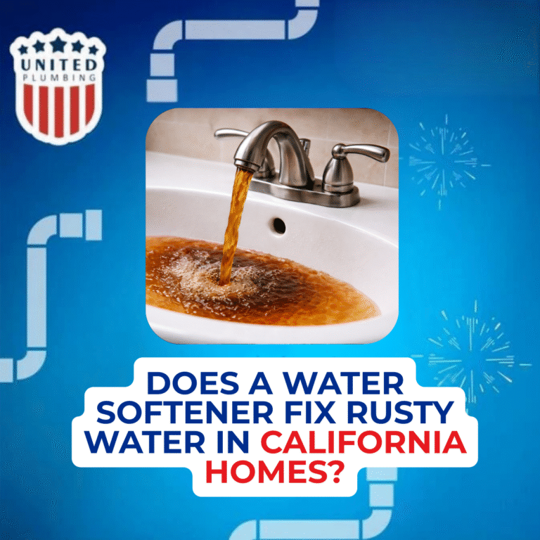 Does a Water Softener Fix Rusty Water in California Homes?