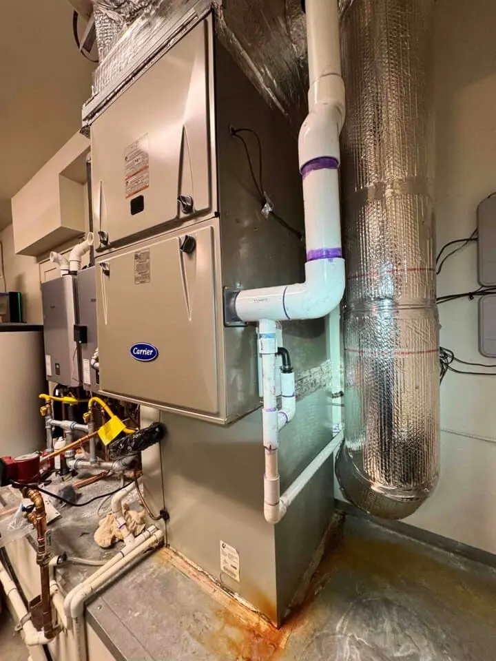Heating system installation
