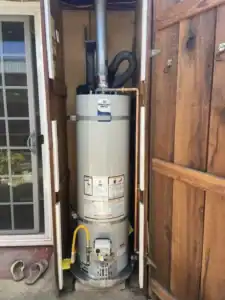 Gas water heater installation by United HVAC, Plumbing & Electrical
