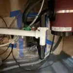 Garbage disposal with drain and dishwasher plumbing connections